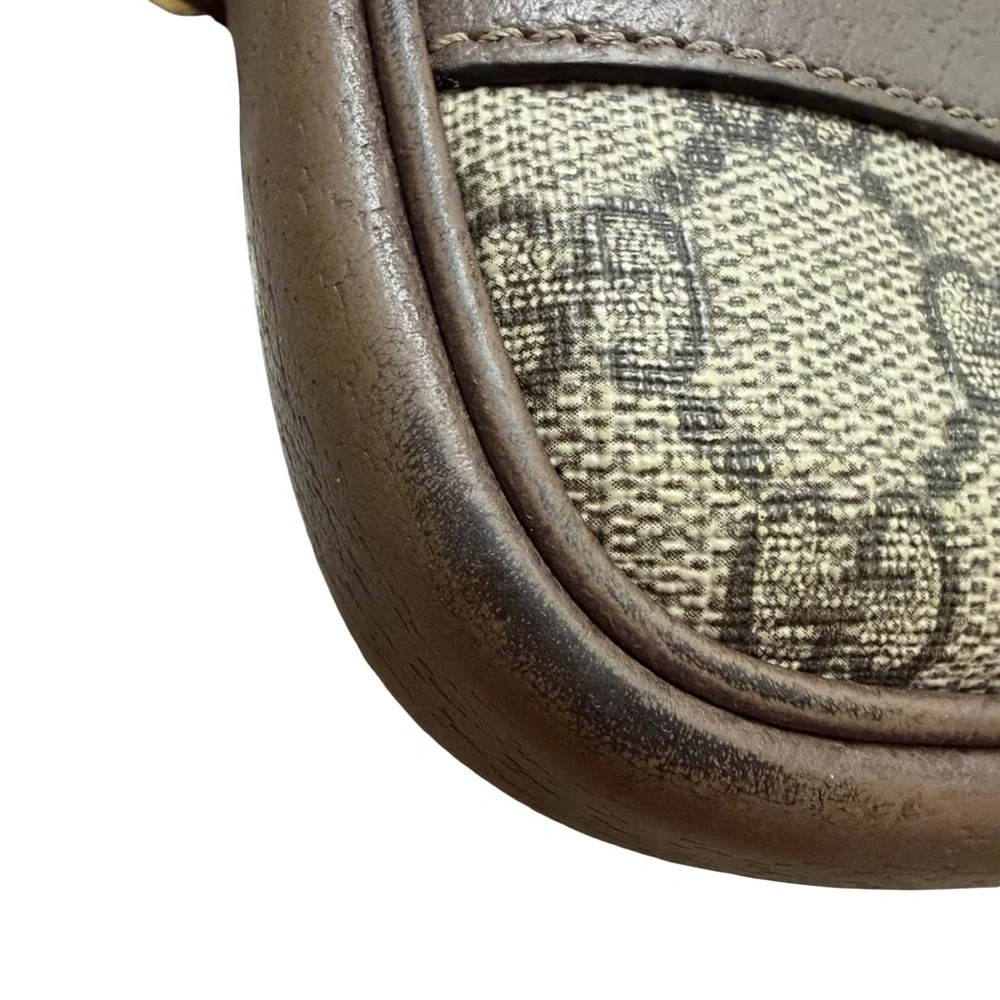 Gucci Mini Supreme Ophidia GG Canvas Crossbody Bag with Web Stripe - Picture 8 of 14